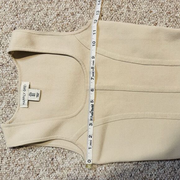 Happily Grey Beige Tank Top - Picture 7 of 7